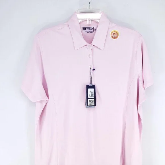 Bermuda Sands Golf Polo Women's Size XL Pink - Picture 3 of 7